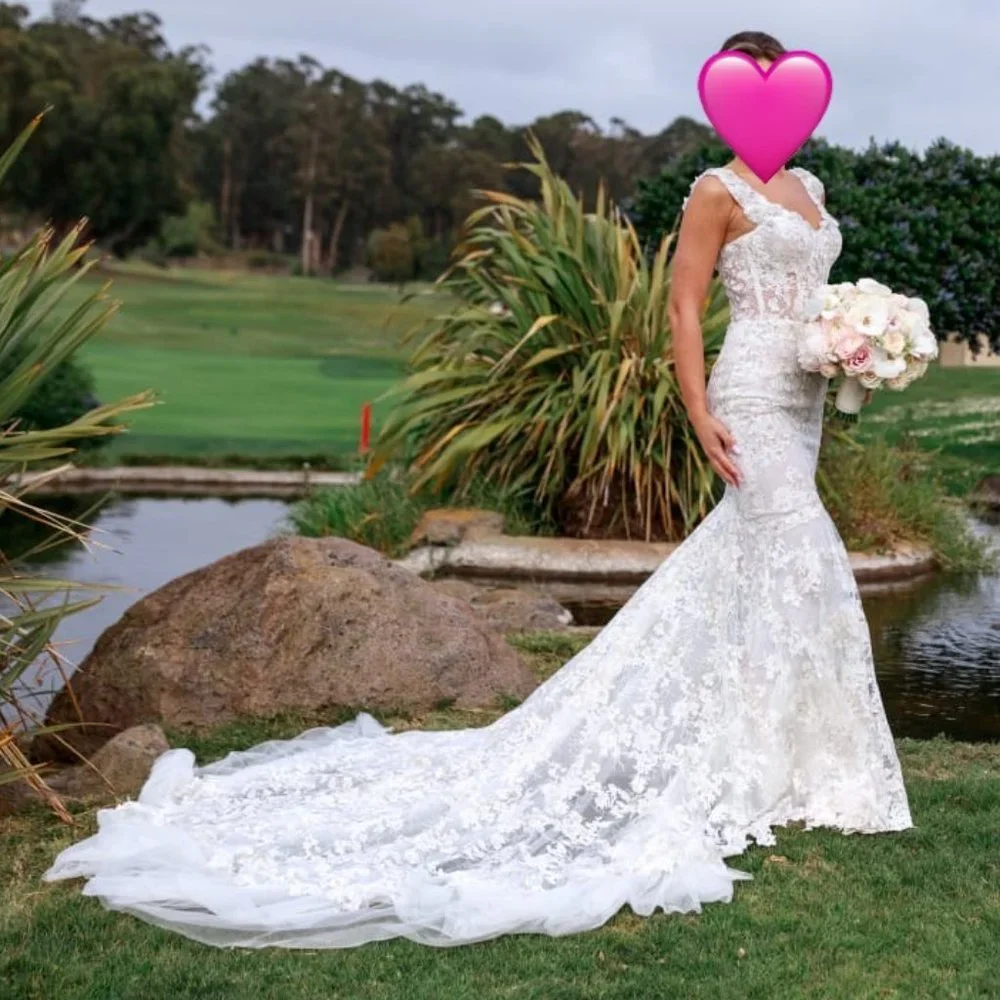 Netta Ben Shabu Wedding Dress Excellent Condition, Cleaned and Preserved - Picture 2 of 4